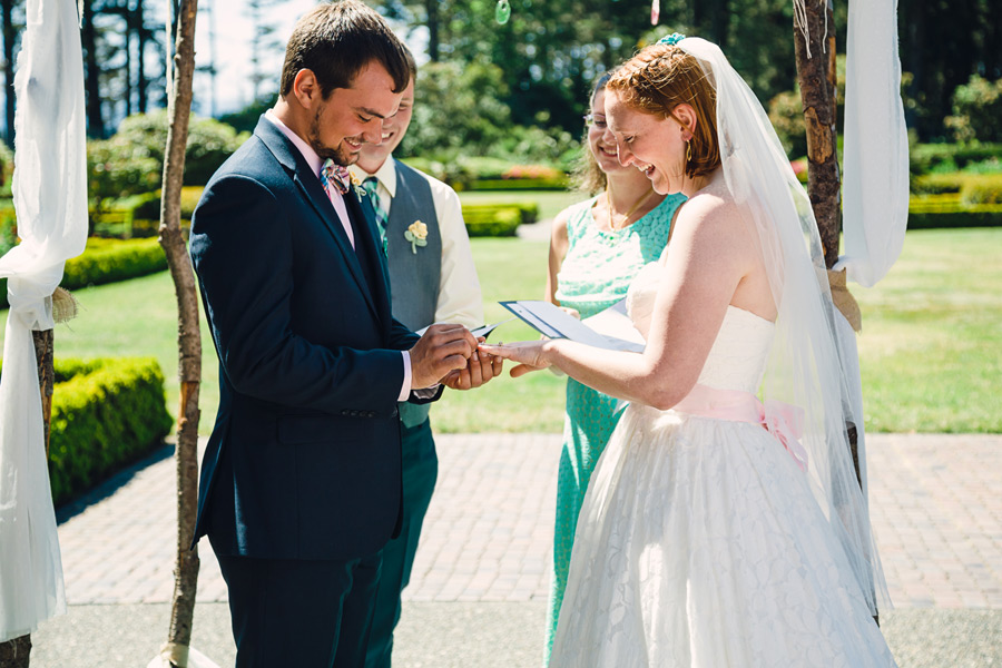 shore-acres-wedding-032 Oregon Coast Wedding | Coos Bay | Shore Acres State Park & Simpson Beach | Hannah & Alex