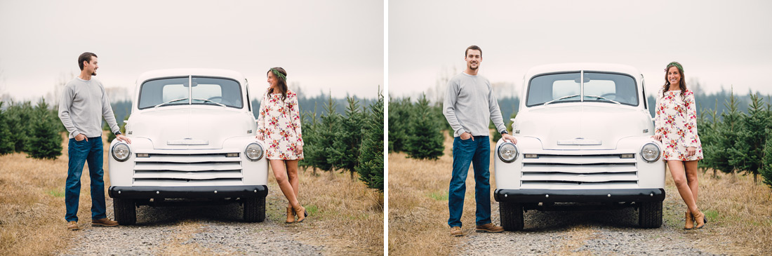 christmas-engagement-007 Oregon Engagement Pictures | Northern Lights Christmas Tree Farm | Jessica & Zach