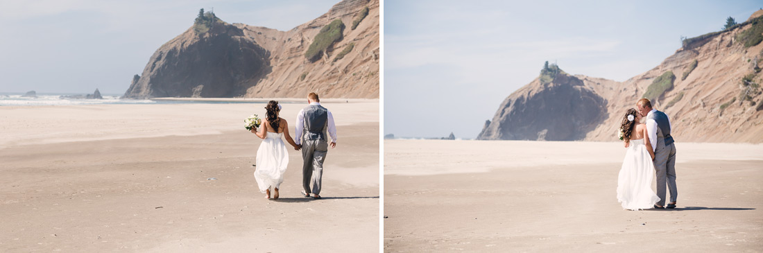 oregon-coast-wedding-012 Road's End Beach | Lincoln City Oregon Wedding | Amanda & Spencer | Small Destination Wedding Elopement