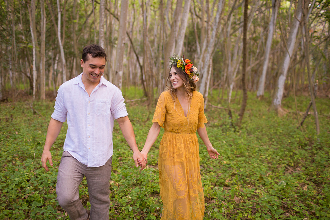 oahu-photographer-007 North Shore Oahu Wedding Photographer | Engagement Session @ Hukilau Beach | Amanda & Ben