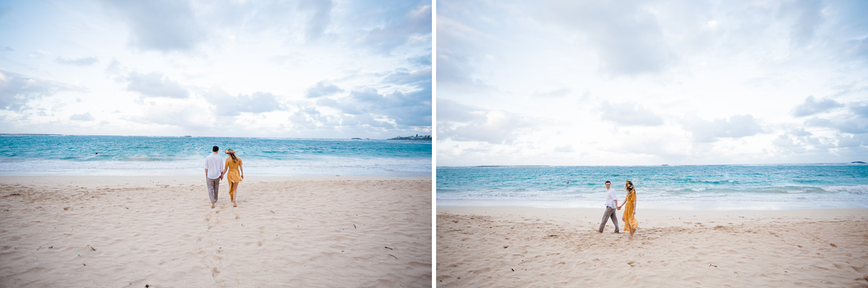 oahu-photographer-010 North Shore Oahu Wedding Photographer | Engagement Session @ Hukilau Beach | Amanda & Ben