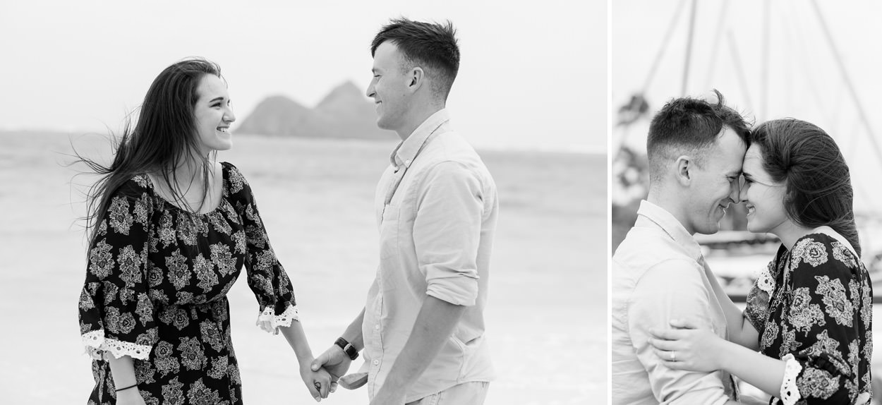 lanakai-beach-engagement-photos-003 Lanakai Beach Engagement Photos | Oahu Hawaii Wedding Photographer | Savannah & Anthony