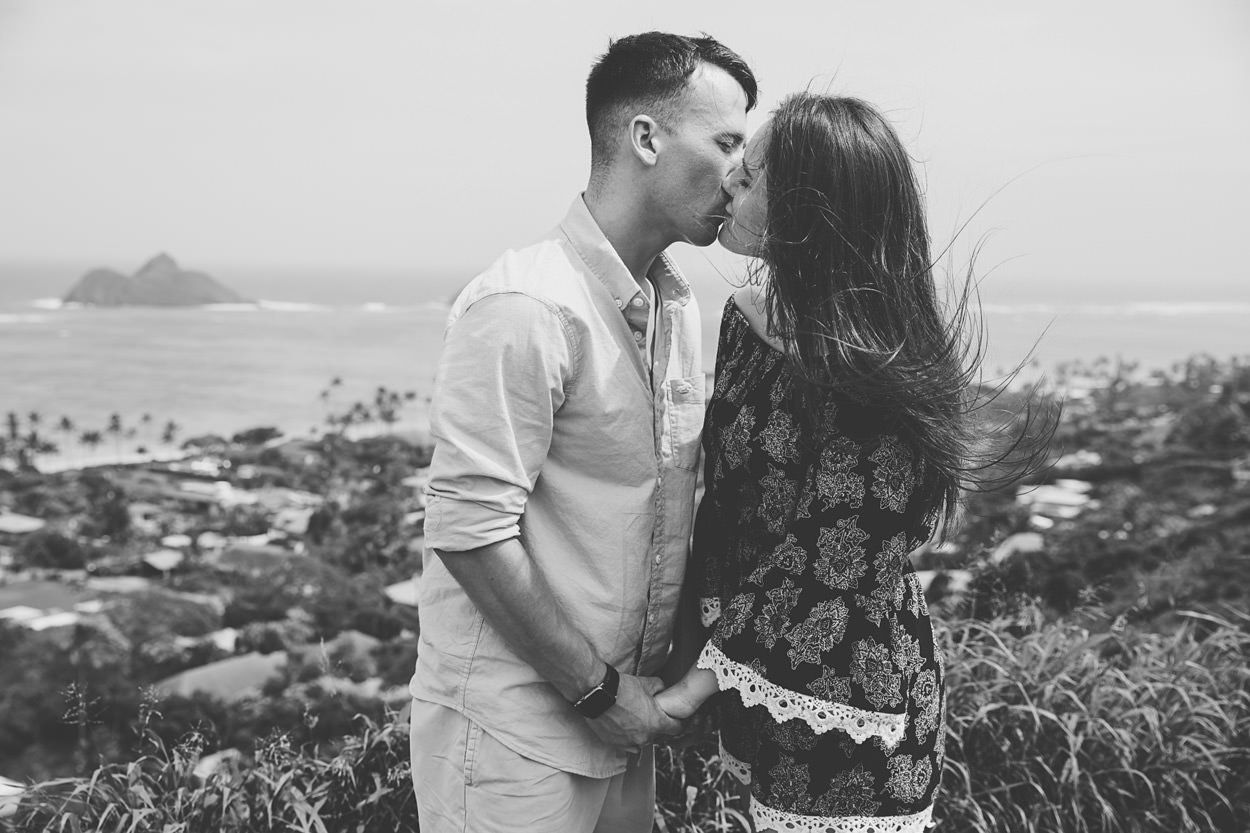 lanakai-beach-engagement-photos-008 Lanakai Beach Engagement Photos | Oahu Hawaii Wedding Photographer | Savannah & Anthony