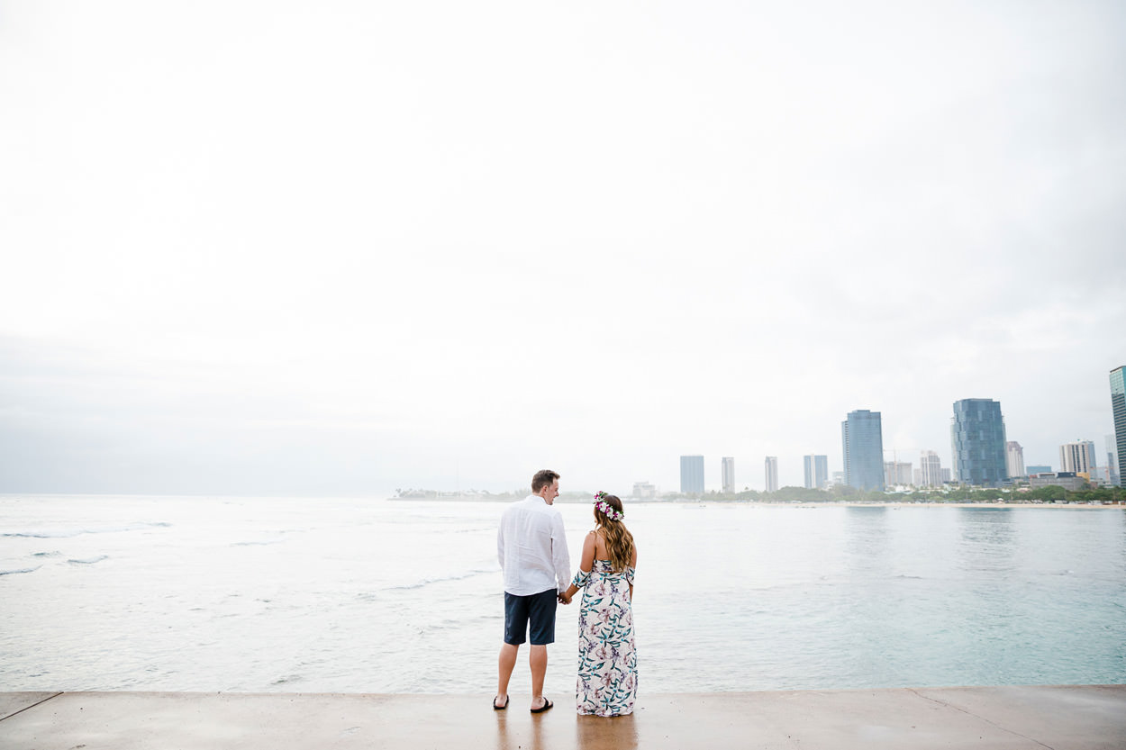 magic-island-engagement-photos-001 Magic Island Engagement Photos | Waikiki Hawaii Wedding | Jennifer & Morgan