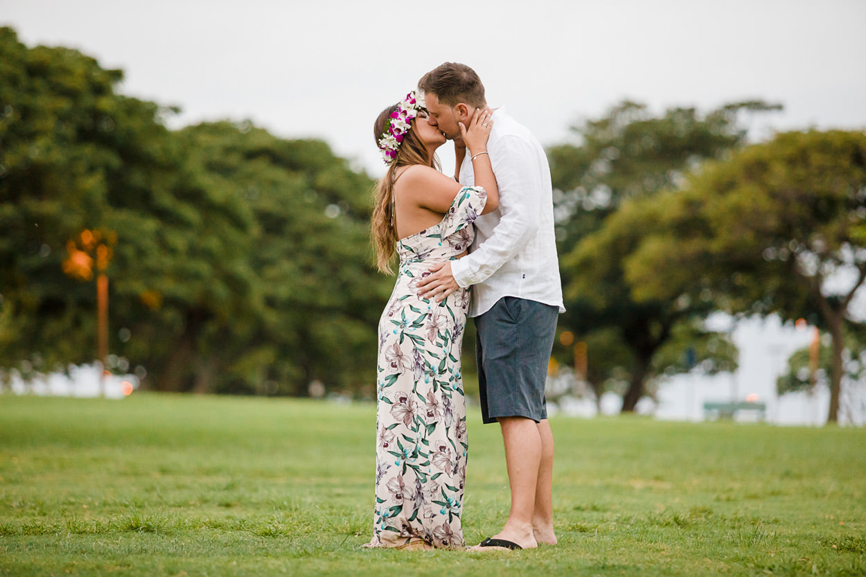 magic-island-engagement-photos-016 Magic Island Engagement Photos | Waikiki Hawaii Wedding | Jennifer & Morgan