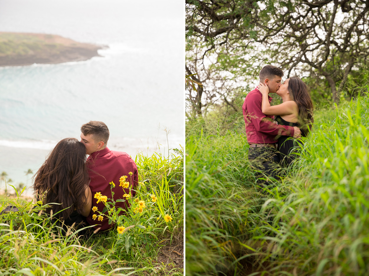oahu-hawaii-wedding-photographer-014 Spitting Cave & Hanauma Bay Rim Trail Engagement Photos | Stephanie & Michael