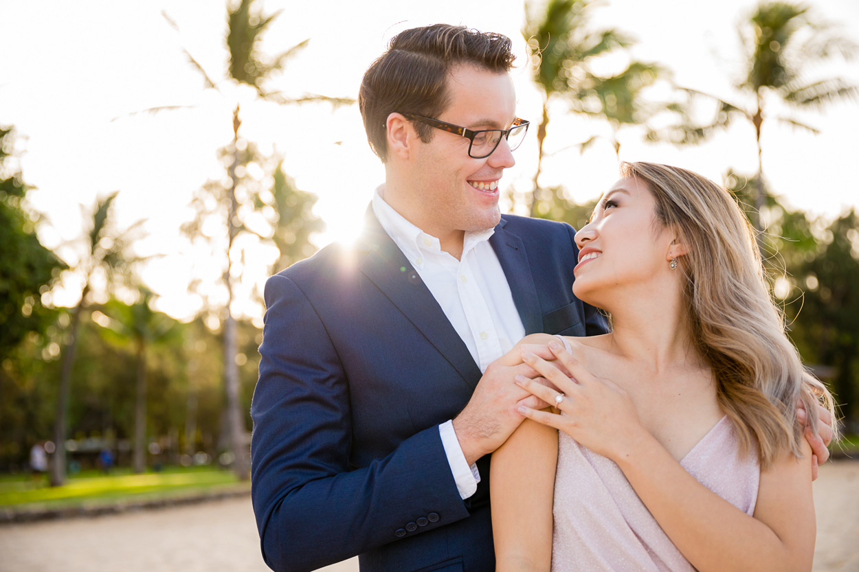 waikiki-wedding-photographer-010 Waikiki Wedding Photographer | Hawaii Beach Engagement Photos | Prisca & Kodyn