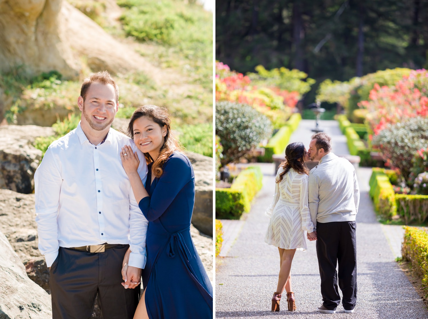 shore-acres-engagement-photos-017 Shore Acres Engagement Photos | Adventure Session Coos Bay | Shaminy & Jason